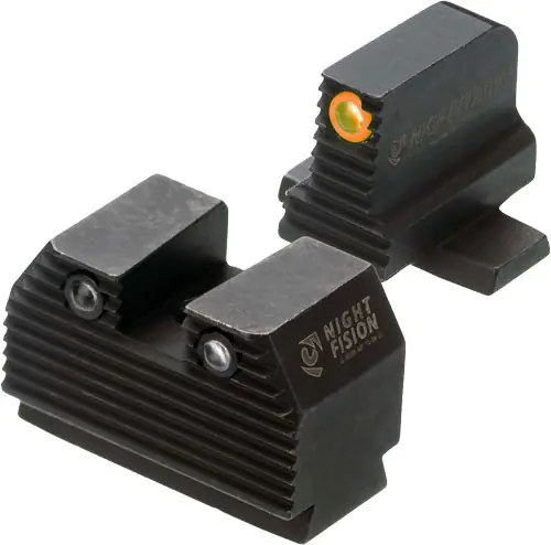 SIG P320 with RMR and Orange Night Fision Co-Witness Tritium Sights