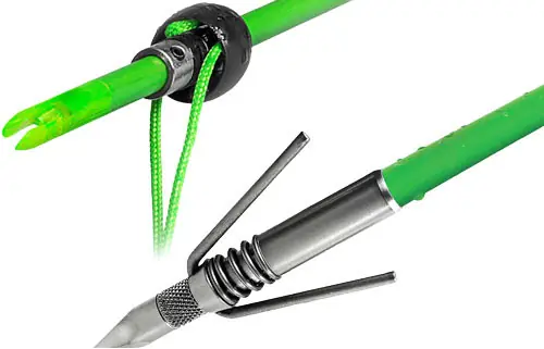Bowfishing Speed Shot Arrow with Spring Fisher Point & Slide Trigger System