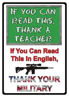 Rivers Edge Tin Sign 12x17 - 'If You Can Read This'