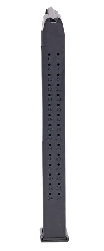 Toolman Tactical GL35B 35-Round 9mm Glock Magazine - Black Polymer