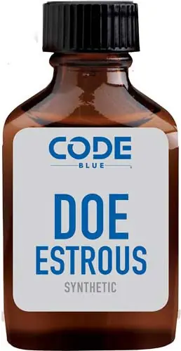 Synthetic Deer Lure: DOE Estrus 1 fl oz - Code Blue