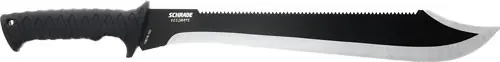 SCHRADE 14.5" Machete with Sawback Blade - Decimate Series