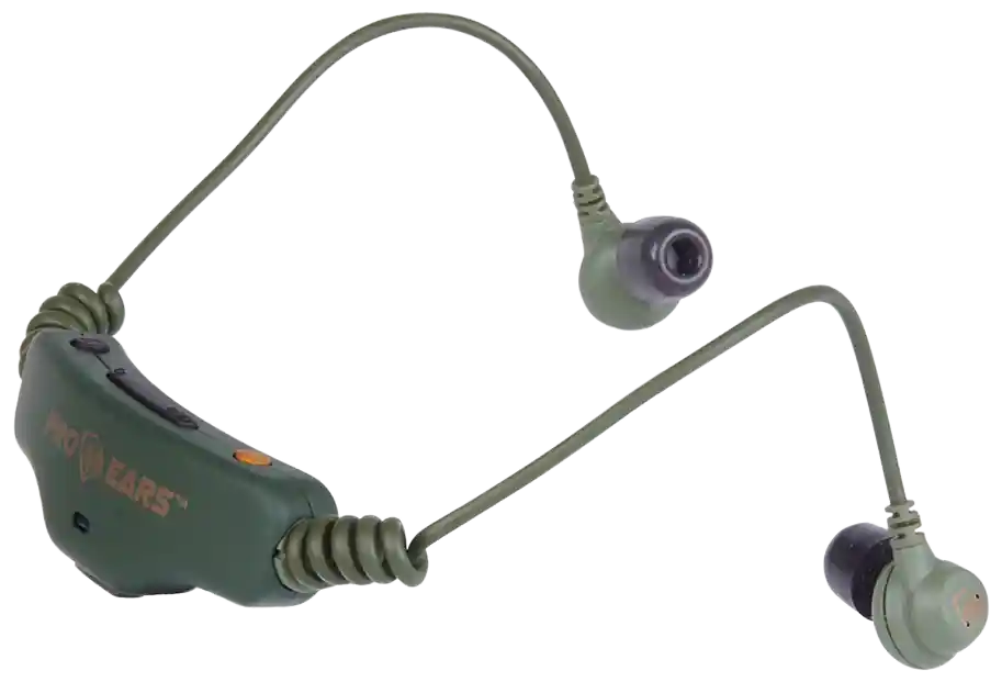 Pro Ears Stealth 28 HT Behind-The-Head Hearing Protection, 28 dB, Green