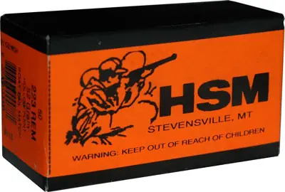 50RD 20BX/CSHSM .223 REM 52GR Match BTHP Ammunition