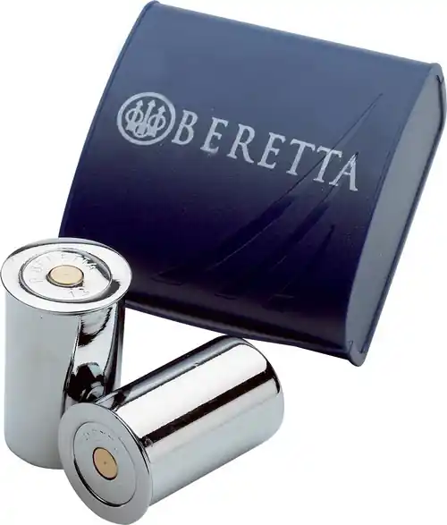 Deluxe Nickeled Brass 2-Pack Beretta Snap Caps 28 Gauge