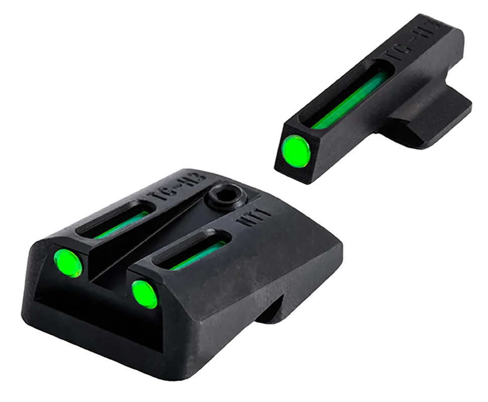 TruGlo TG131NT3 TFO Green Tritium Fiber Optic Sights for 1911 Officer