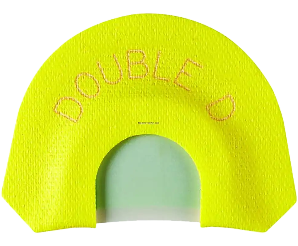 HS Strut Double D Diaphragm Call: Double Reed Turkey Hen Sounds, Yellow