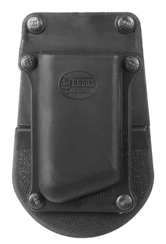 Fobus Single Mag Pouch for 1911 Belts - Black Polymer Paddle, 1.75" Wide