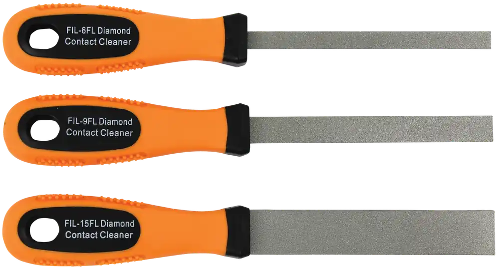 Universal Firearm Diamond Coated Flat File Set - 3 Pack (Small/Medium/Large)