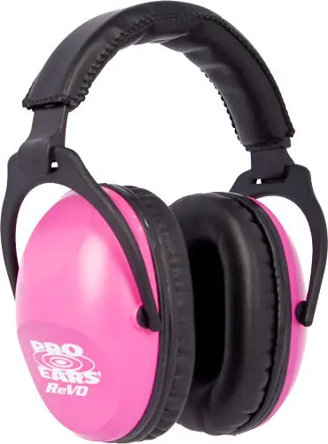 Neon Pink Pro Ears Revo Passive Ear Muff