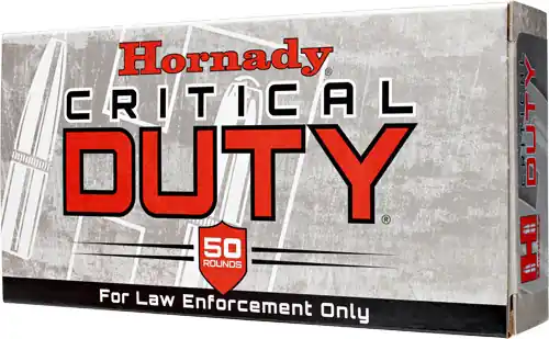 Hornady Critical Duty .40 S&W 175GR FlexLock Ammo - 50 Rounds per Box, 10 Boxes per Case