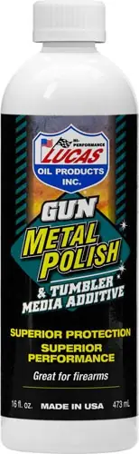 Lucas Oil 16oz Gun Metal Polish Tumbler Media Additive Liquid