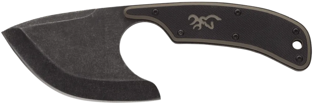 Browning 3220323B Fixed Skinner Knife with Black Oxide 9Cr14MoV Blade and G10 Handle