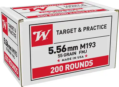 Winchester USA 5.56x45mm 55gr FMJ 800-Round Case Lot