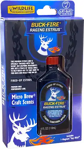 Raging Buck-Fire: ESTRUS 4FL Ounce Deer Lure