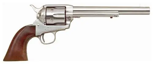 Cimarron Frontier 7.5" Stainless Walnut .45 LC Revolver