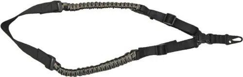 Tactical Paracord Sling - Single Point Black/GreenTOC
