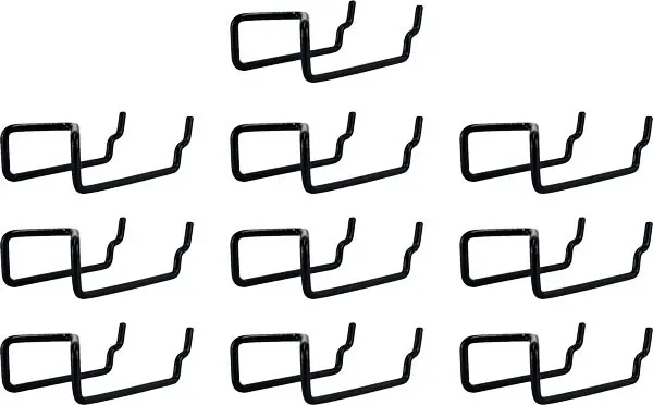 10-Pack Gun Cradles for Slatwall/Pegboard Vertical Display