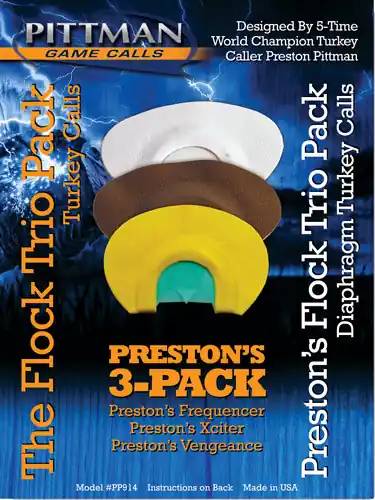 TRIO DIAPHRAGM PACK: PITTMAN GAME CALLS THE FLOCK