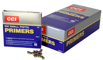 5000 Pack Casecci Small Pistol Primers 500