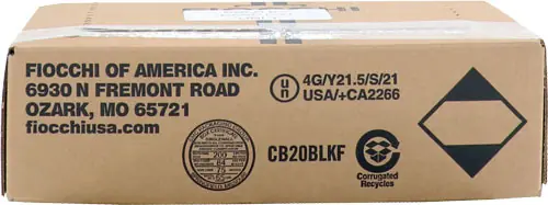 Fiocchi 20GA 2.75" 3/4oz #7.5 1075FPS 250-Round Case