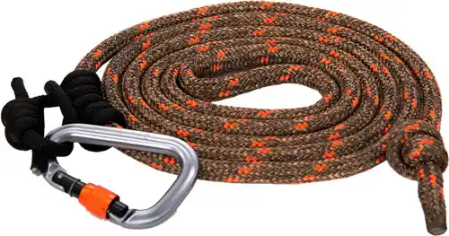 Tree Tether 8' with Carabiner & Prusik Cord 11mm