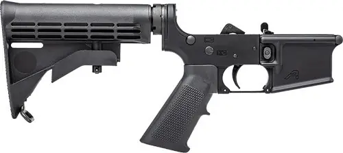 Aero Precision AR15 Complete Lower Receiver with A2 Grip - Black