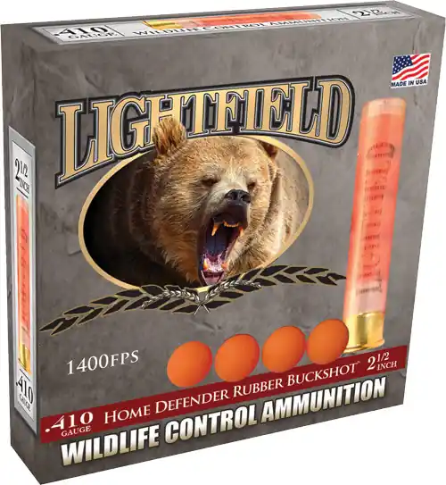 Lightfield 410 2.5" Rubber Buckshot 5 Rounds 10 Boxes/Case