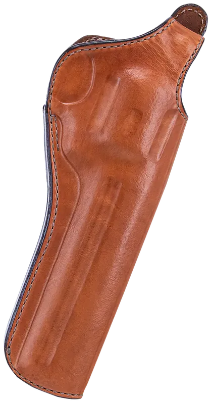 Bianchi 12694 Cyclone OWB Tan Leather Holster for Various Revolvers - Right Hand Belt Loop Mount
