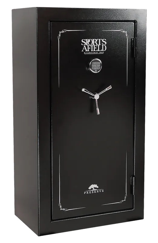 Sports Afield SECSA5932P Fireproof Gun Safe with Keypad/Key Entry - Holds 38 Guns