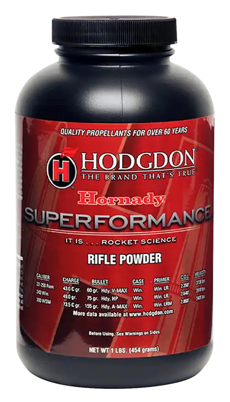 Hodgdon HSP1 Superformance Rifle Powder - 1 Pound Container