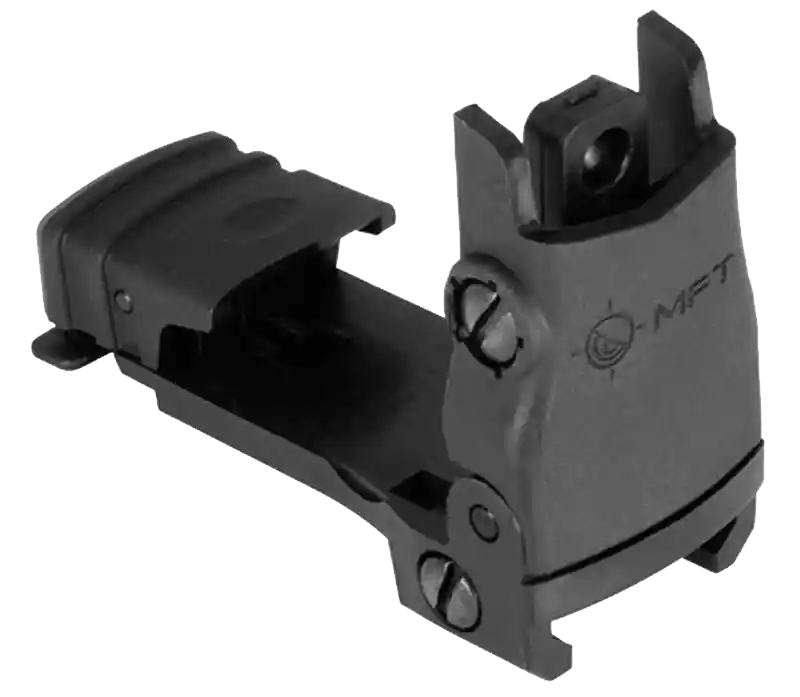 Mission First Tactical BUPSWR Black Folding Rear Sight for AR-Platform