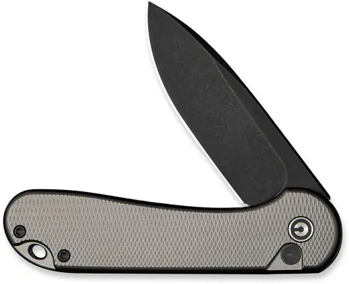 CIVIVI Knife Elementum II 2.9" with Diamond Pattern in Gray/Black
