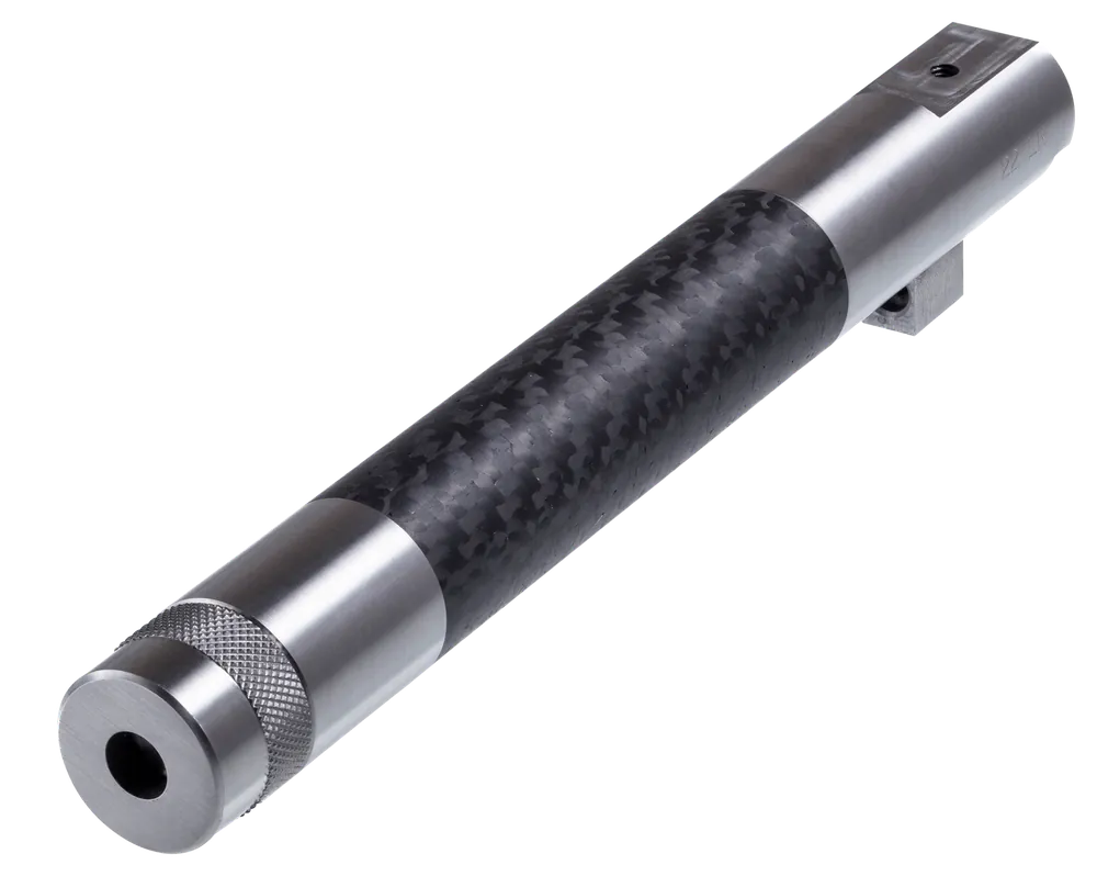 Replacement Barrel for Browning Buck Mark 7" - Black Carbon Fiber, Threaded, 22 LR