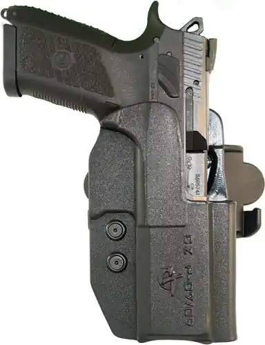 Comp-Tac International RH OWB Belt/Paddle Holster for CZ P07/09 - Black