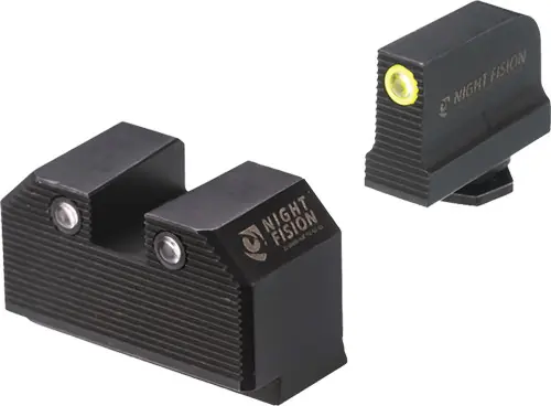 RMR-Compatible Night Sights for Glock 17/19/45 with Yellow Tritium Co-Witness