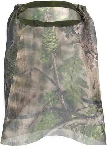 Blind Green Camo Face Mask - Hot Shot HF1 Rattler 3/4 Mesh