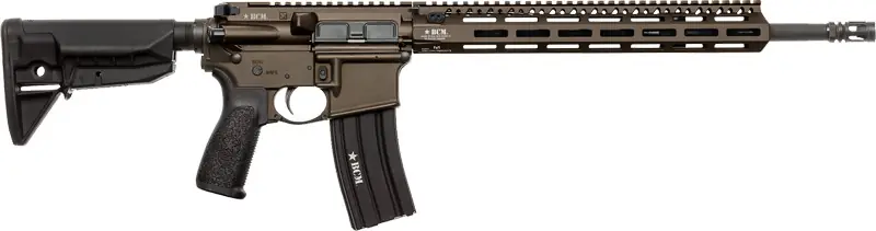 BCM RECCE-16 MCMR AR-15 5.56mm Rifle with 16" M-LOK Handguard - Bronze Finish