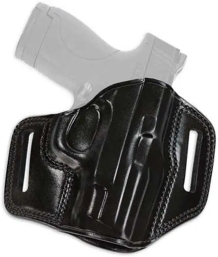 Galco Combat Master Belt Holster for S&W M&P 9/40 4" - Right Hand Leather