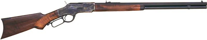 Cimarron 1873 Deluxe 357/38 Octagon 24" Blued Walnut PG
