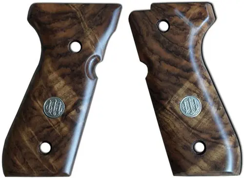 Deluxe Checkered Walnut Grips for Beretta 92/96 Grade 3