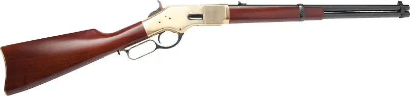 Cimarron 1866 Yellowboy 32-20 Rifle with 19" Brass/Blued Walnut Finish