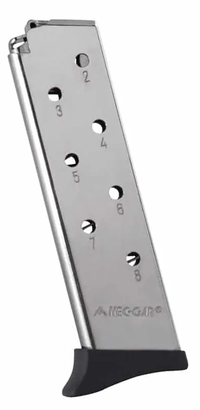 Mec-Gar 8-Round Nickel Magazine for Bersa Thunder .380 ACP with Finger Rest