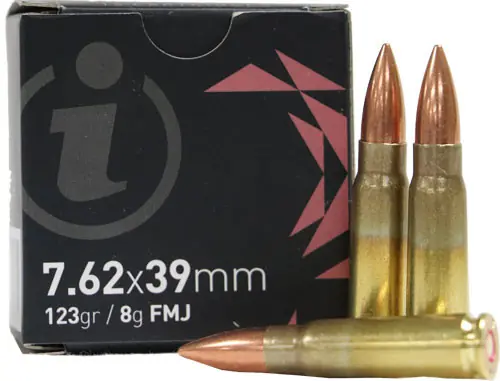 15RD 56BX/CSIGMAN 7.62X39 123GR FMJ Ammunition