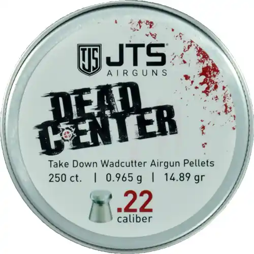 Dead Center .22 Caliber 14.89 Grain Wadcutters - 250 Count Pellets