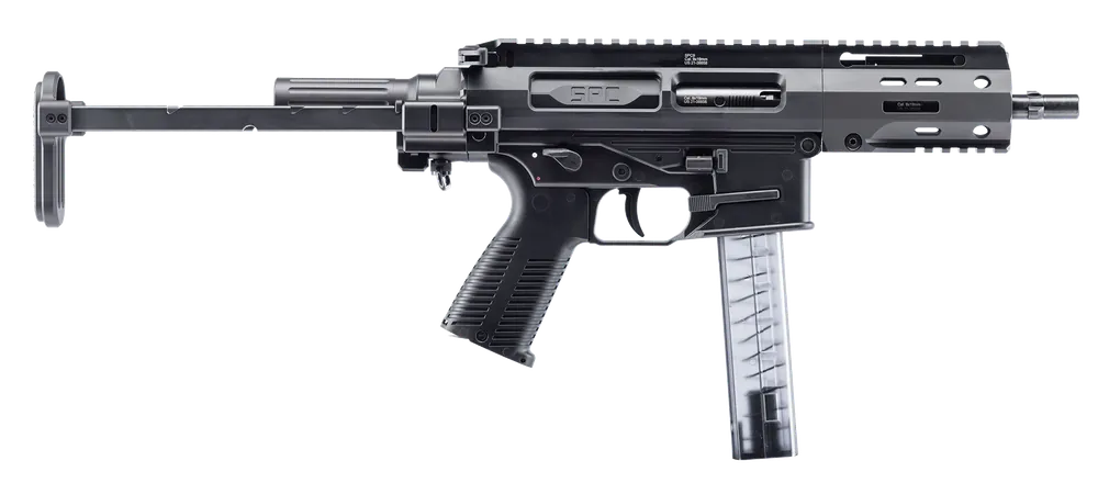 B&T SPC9 9mm Luger PDW with 30+1 Capacity and Polymer Grip