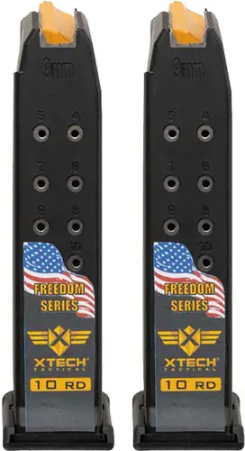 GLOCK 19 10-Round Freedom 2-Pack XTech Tactical Magazine