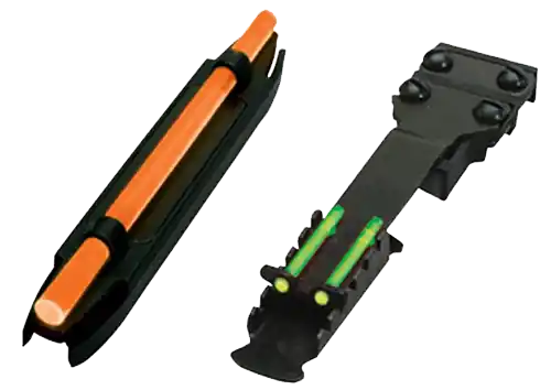 HiViz C4001 C-Series Magnetic Turkey/Deer Sight Set with Orange & Green Fiber Optics