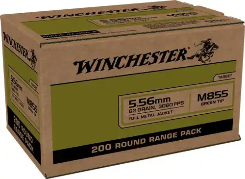 Winchester USA 5.56x45 62gr Green Tip 800rd Case Lot