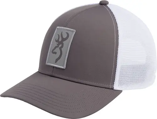 Gray Cap with Rectangle Patch and Beacon Logo